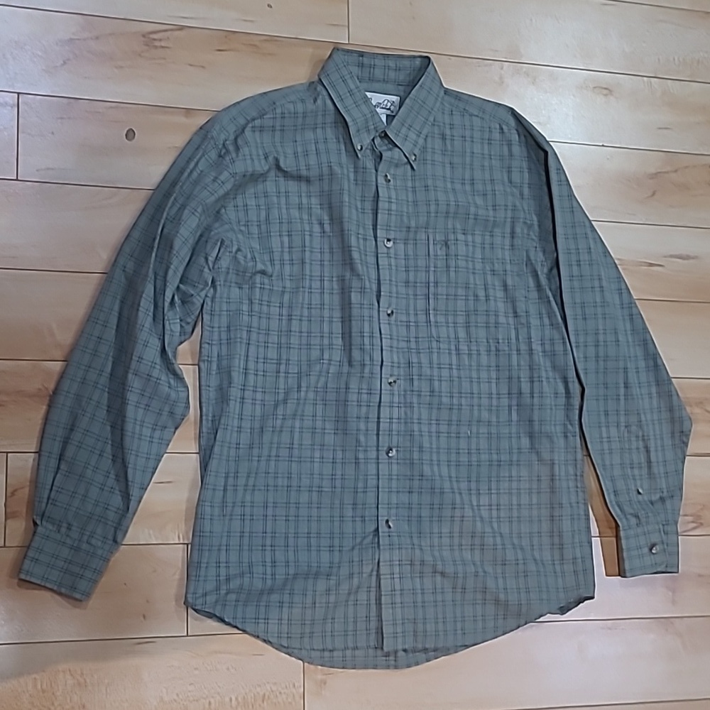 Arnold Palmer men's size medium green dress shirt